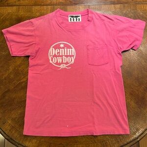 Pink Distressed Tee